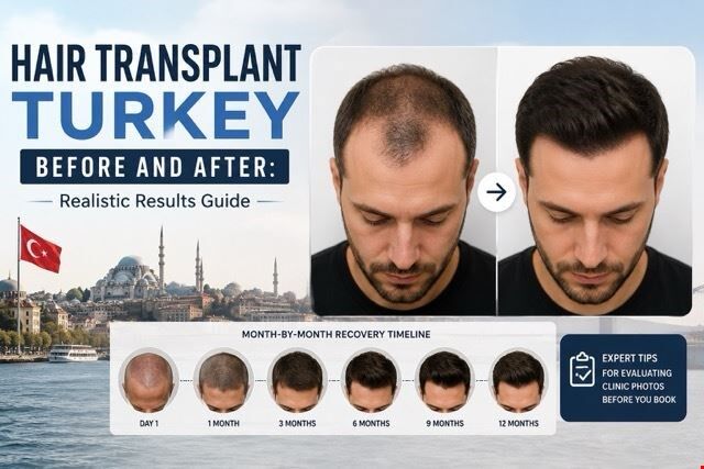 Hair Transplant Turkey Before and After: Realistic Results Guide